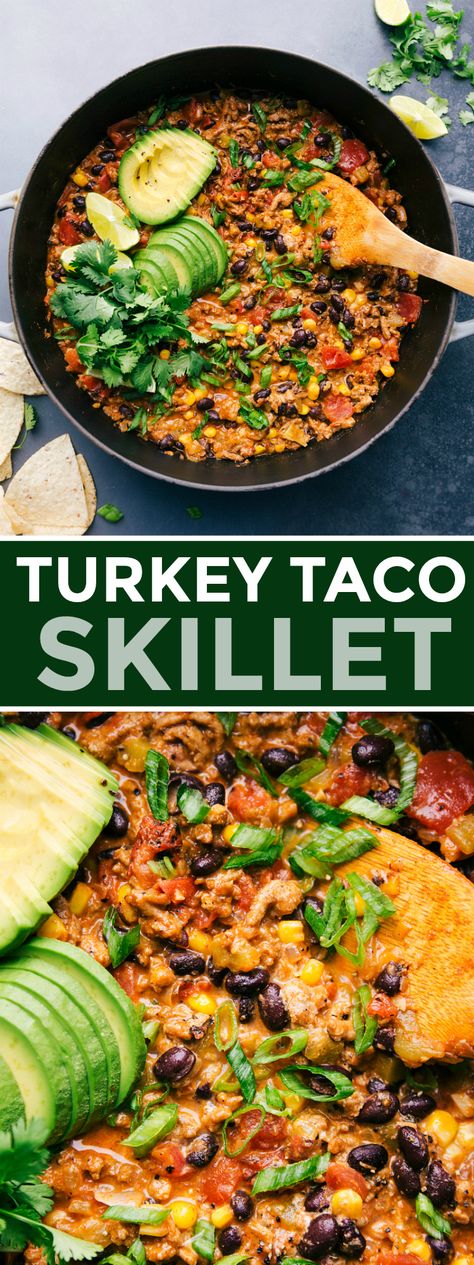 Turkey Taco Bowl, Ground Turkey Black Beans, Turkey Taco Skillet, Ground Turkey Sweet Potato Skillet, Healthy Ground Turkey Recipes, Ground Turkey Taco Recipes, Turkey Sweet Potato Skillet, Ground Turkey Sweet Potato, Cheesy Turkey