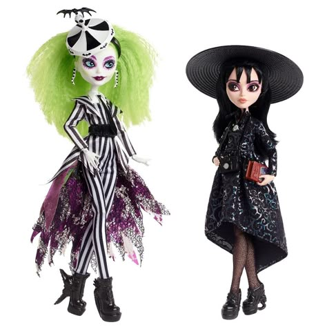 Skullector Dolls, Beetlejuice Monsters, Beetlejuice And Lydia, Mattel Creations, Beetlejuice Lydia Deetz, New Monster High Dolls, Beetlejuice Lydia, Spooky World, Beetlejuice Movie