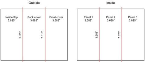 What Are the Dimensions of a Tri Fold Brochure? | StockLayouts Blog Indesign Projects, Pamphlet Ideas, Diy Brochures, Folded Brochure, Tri Fold Brochure Design, Business Paperwork, Pixel Photoshop, Church Brochures, Brochure Folds