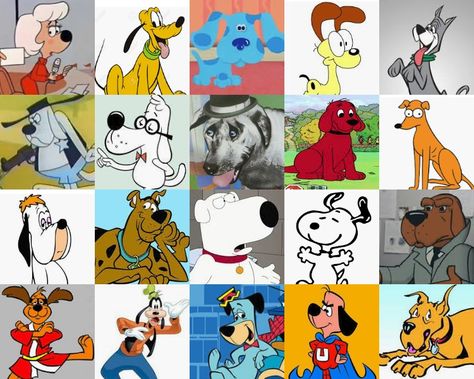 20 Cartoon Dogs Quiz - By pabramoff Dog Cartoon Character, Quiz Ideas, Dog Quiz, Teamwork Activities, Fun Games For Adults, Family Quiz, Cocoa Brownies, Senior Games, Cartoon Dogs