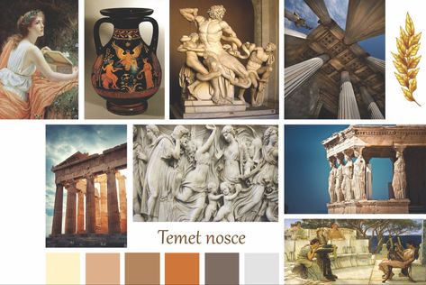 Moodboard about Ancient Greece Greek Moodboard, Ancient Greece Display, Ancient Greece Fashion, Greece Fashion, Classical Greece, Ancient Greek Sculpture, Greek Sculpture, Mood Board Fashion, Best Places To Travel