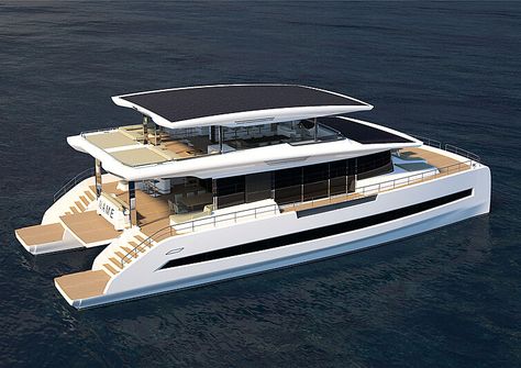 Silent Yacht, Catamaran Yachts, Solar Yacht, Ship Life, Healthy Competition, Floating Hotel, Catamaran Yacht, Power Catamaran, House Boats