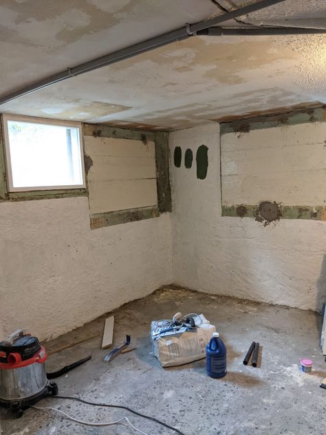 Cement Block Basement Wall Ideas, Painting Block Walls Basements, Interior Cinder Block Wall Makeover, Basement Cinder Block Wall Makeover, Covering Cinder Block Walls, Cement Block Wall Makeover, Covering Concrete Walls In Basement, Cement Wall Covering Ideas, Cover Basement Walls