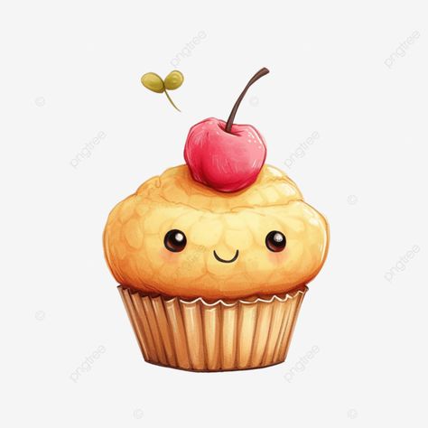 Muffin Pictures, Muffin Cartoon, Cute Png, Muffin Cupcake, Logo Cloud, Father Images, Fall Music, Diy Bottle Crafts, Cute Character