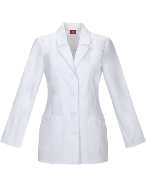 Doctor White Coat, White Lab Coat, Summer Clearance Sale, Nursing Fashion, Dickies Women, Lab Coats, White Lab, Womens Scrubs, Medical Scrubs