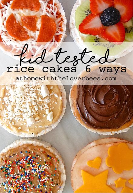 Rice Cake Snacks For Kids, Ricecake Snacks, Rice Cake Recipes Savory, Rice Cake Pizza, Rice Cakes Toppings, Rice Cakes Healthy, Chocolate Rice Cakes, Rice Cake Snacks, Healthy Desserts For Kids