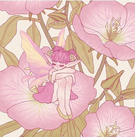 Fairy Pfp Pink, Pink Fairy Drawing, Pink Hair Fairy Art, Fairy Aesthetic Pfp, Cute Fairy Art, Fairycore Pfp, Pink Fairy Aesthetic, Pink Butterfly Art, Fantasy Pfp