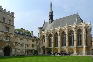 The Salviati Architectural Mosaic Database: Exeter College Chapel Exeter College, Inspector Lewis, Inspector Morse, Oxford United Kingdom, Oxford City, Cities Of The World, Oxford England, Film Locations, Neoclassical Architecture