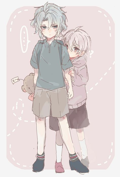 Ninetales Pokemon, Anime Kid, Anime Siblings, Idolish 7, Anime Family, Anime Child, A Brother, Anime Baby