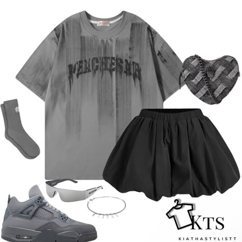 Cement 4s Outfit, Chill Outfits For School, Grey 4s, Cement 4s, 4s Outfit, Perfume Combos, Cute Highschool Outfits, Bloxburg Decals Codes Aesthetic, Clothes For School