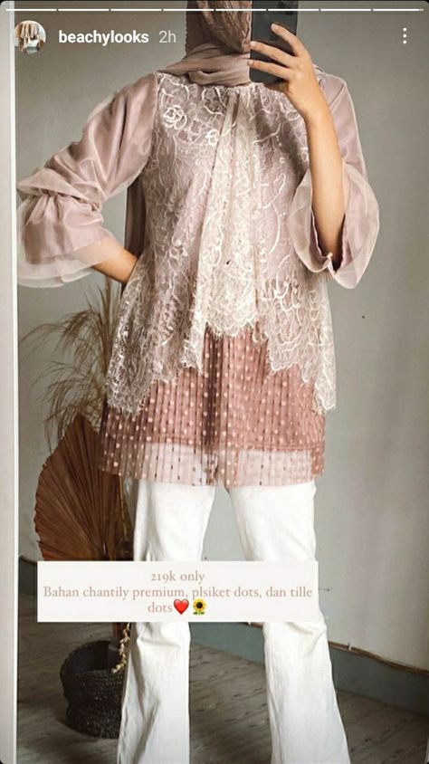 Blouse Tile, Outer Tile, Model Dress Kebaya, Kondangan Outfit, Islamic Fashion Dresses, Kebaya Modern Dress, Hijab Dress Party, Trendy Party Dresses, Dress Kebaya