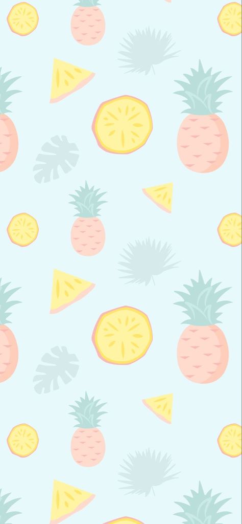 Pineapple Wallpaper Iphone, Iphone Wallpaper Pineapple, Fun Summer Aesthetic, Iphone Background Summer, Cute Pineapple Wallpaper, Backgrounds Summer, Summer Prints Wallpaper, Summer Aesthetic Wallpaper, Android Aesthetic