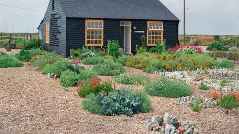 Derek Jarman's cottage to be saved by £4.6m campaign launched by Tilda Swinton - CNN Style Maggi Hambling, Derek Jarman, Fishermans Cottage, Nuclear Power Station, Famous Gardens, Tilda Swinton, Coastal Landscape, Countries Around The World, Garden Inspired