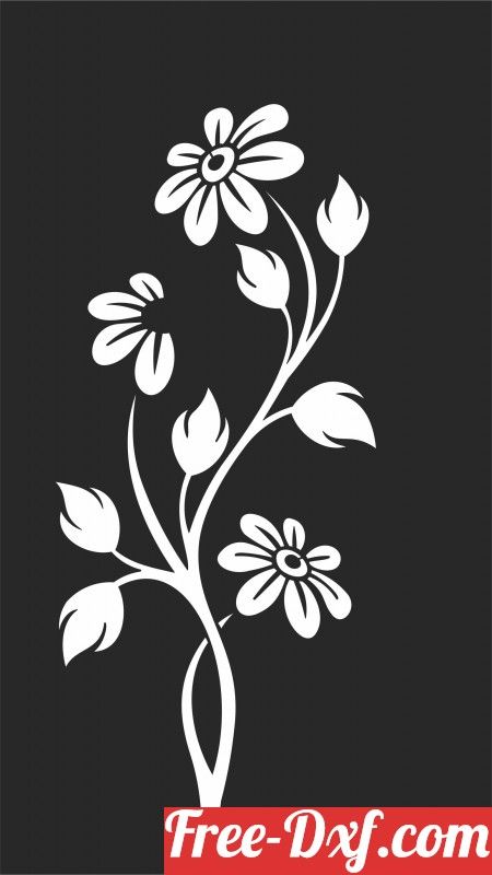 Cnc Flower Pattern Design, Flower Cnc Design, Cnc Flower Designs, Cdr Files Design Free Download, Dxf Files Free Download Laser, Cnc Jali Design, Cnc Laser Ideas, Free Dxf Files Cnc, Decorative Screen Doors