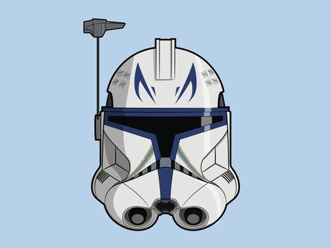 Captain Rex Helmet Art, Captain Rex Helmet, Rex Helmet, Old Cartoon Network Shows, Oni Masks, Imperial Legion, Helmet Drawing, Clone Trooper Helmet, Helmet Tattoo