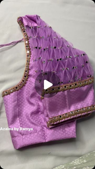 Blouse Net Hand Designs, Neted Blouse Hand Designs, Blouse Hand Designs With Net Cloth, Net Hand Designs For Blouses, Netted Hands Blouse Designs, Blouse With Net Designs, Net Hands Blouse Designs, Blouse Designs With Net, Net Designer Blouse