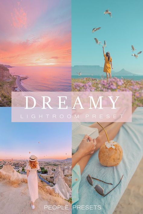 Dreamy Preset, Vibrant Filter, Aesthetic Lightroom Presets, Preset For Lightroom, Dreamy Aesthetic, Summer Presets, White Balance, Filter Design, Lightroom Mobile Presets