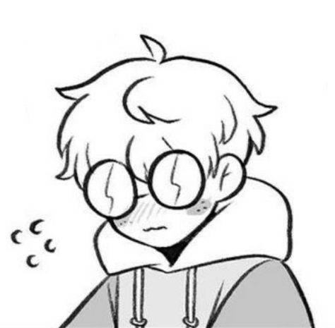 Boy With Glasses, A Drawing, A Boy