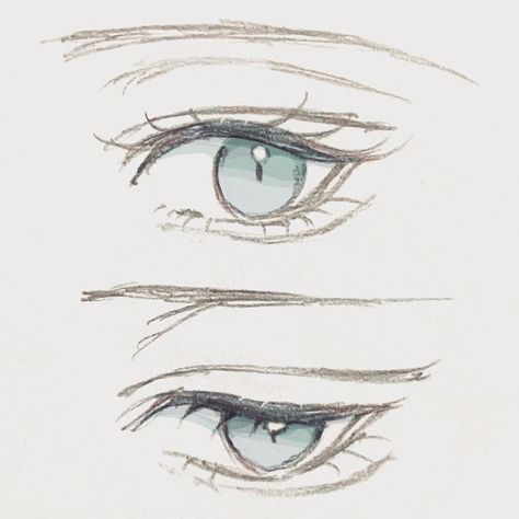 Art Base 2 Friends, How To Draw Downward Eyelashes, Closed Eyes Drawing Reference, Female Eyes Drawing, Eye Drawing Tutorials, Seni Dan Kraf, Anime Eye Drawing, Anime Drawings Tutorials, Anime Eyes