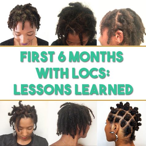 First 6 Months With Locs: What I Learned | The Digital Loctician Dreadlocks Hair Care, Sister Locs, Two Strand Twists, Hair Care Regimen, Hair Tinsel, Starter Locs, Dreadlock Hairstyles, Natural Hair Inspiration, Natural Hair Tips