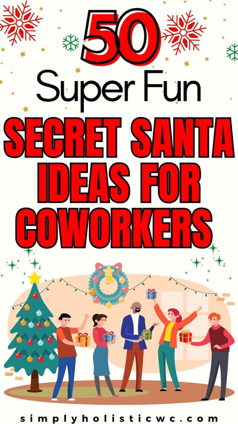 50 Fun Secret Santa Gift Ideas for Everyone. people at christmas Secret Santa With A Twist, Secret Elf Gift Ideas Work, Secret Santa Mail Ideas, Cozy Secret Santa Gifts, Secret Santa Homemade Gifts, Secret Santa Homemade Gift Ideas, Secret Santa Candle Gift Ideas, Secret Snowflake Gift Ideas, Secret Santa Candy Ideas