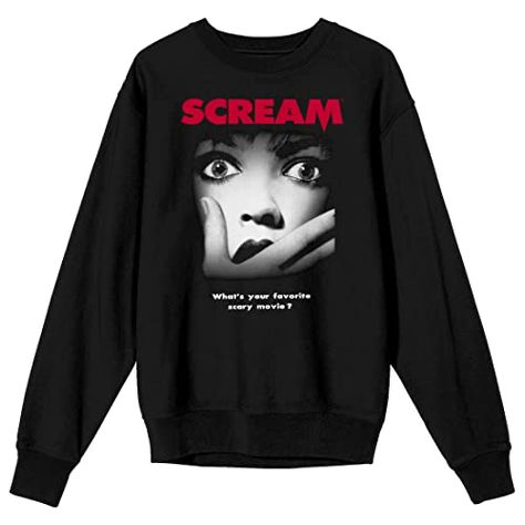 Scream Logo, Scream Sweatshirt, Scream Movie Poster, Screaming Face, Scream 1, Billy Loomis, Scary Films, Film Logo, Red Letters