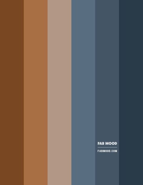 Blue And White Color Palette, Blue Color Combinations, Brown Color Palette, Aesthetic White, Brown And Blue, Aesthetic Blue, Blue Colour Palette, East Germany, Brown Colour