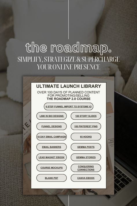 Ready to launch and sell with ease? Grab this launch library! Roadmap 3.0 Course, Library Resources, Instagram Square, Email Marketing Campaign, Digital Marketing Course, Profitable Online Business, Start An Online Business, Marketing Course, How To Attract Customers