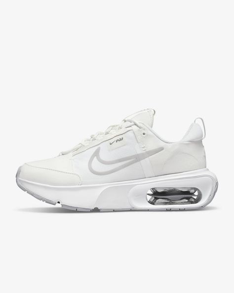 Nike Air Max INTRLK Women's Shoes. Nike.com Womens Workout Shoes, Trendy Shoes Sneakers, White Tennis Shoes, Nike Tennis Shoes, Nike Air Max For Women, Nike Sneakers Women, White Sneakers Women, Air Max Women, Nike Shoes Outlet