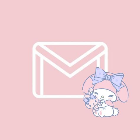 My Melody Spotify Icon, Hello Kitty Folder Icon, Hello Kitty And Friends App Icons, My Melody Phone Icon, Sanrio App Icons Hello Kitty, Cute Gmail Icon, Gmail Aesthetic Icon, My Melody App Icons Pink, App Icon My Melody