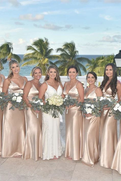 Satin Bridesmaid Dresses For A Chic Bridal Squad – MyChicDress Long Satin Dress Champagne, Champagne Bridesmaid Dresses Beach Wedding, Bridemades Dresses Champagne, Bridesmaid Dresses Beige Champagne, Champagne Rose Gold Bridesmaid Dresses, Champagne Beige Bridesmaid Dresses, Champagne Bridesmaid Dresses Beach, Champaign Bridesmaid Dresses Champagne, Satin Gold Bridesmaid Dress