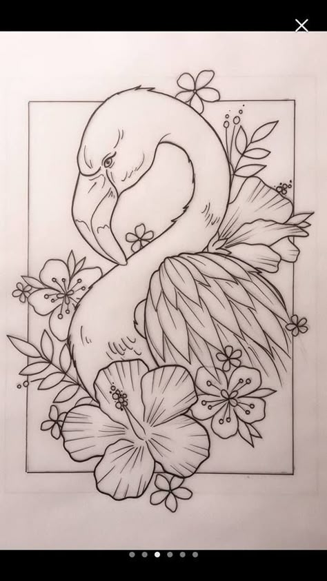 Easy Pencil Drawings, Tiny Tattoo, Flamingo Art, Pola Sulam, Book Art Diy, Sketchbook Art, Fan Art Drawing, Art Drawings Sketches Creative, Pencil Art Drawings