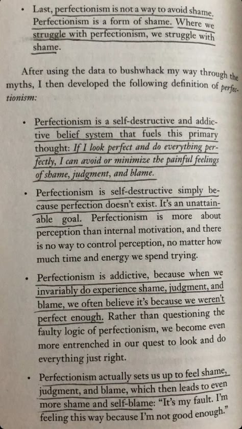 Books About Perfectionism, Brene Brown Perfectionism, Anti Perfectionism Quotes, Books On Perfectionism, Recovering Perfectionist Quotes, How To Stop Internalizing, Letting Go Of Perfectionism, Quotes On Perfectionism, Perfectionism Questions