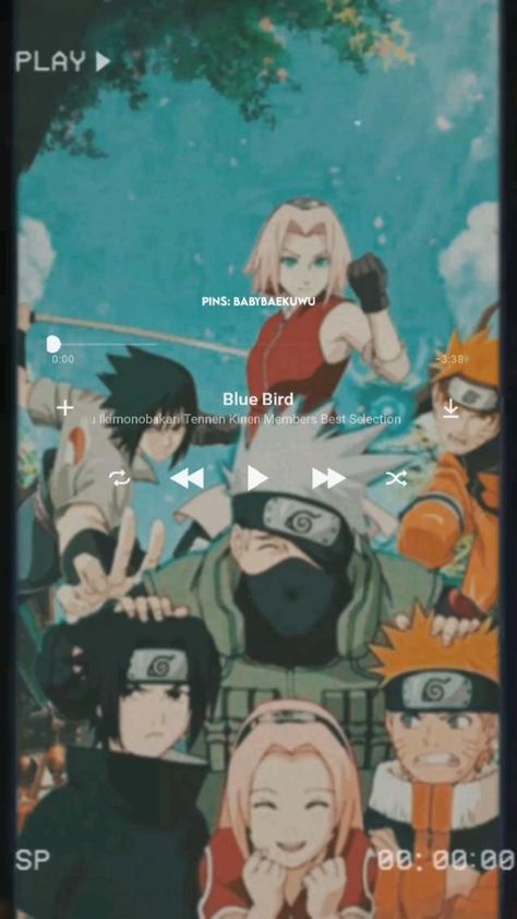 Blue Bird Naruto Song, Blue Bird Naruto, Aesthetic Naruto, Materi Bahasa Jepang, Japanese Song, Anime Music Videos, Naruto Gif, Hxh Characters, Anime Ninja