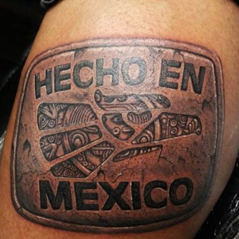 Today is Cinco de Mayo, the anniversary of when General Ignacio Zaragoza Seguin was able to lead the Mexican army to an unlikely victory over the French at the Hecho En Mexico Tattoo Ideas, Mexican Flag Tattoos, Mexico Tattoo, Aztec Tattoos, Mexican Tattoo, Aztec Tattoo Designs, Men Tattoos Arm Sleeve, Aztec Tattoo, Just Ink