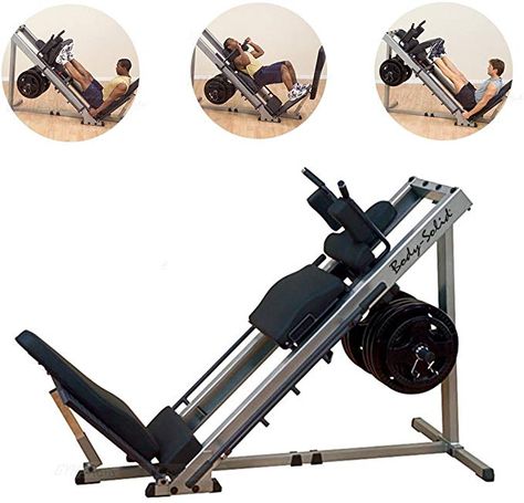 Amazon.com : Body-Solid GLPH1100 Leg Press/Hack Squat Machine : Sports & Outdoors Hack Squat Machine, Hack Squat, Home Gym Machine, Leg Press Machine, Squat Machine, Leg Machines, Leg Training, Gym Machines, Best Home Gym