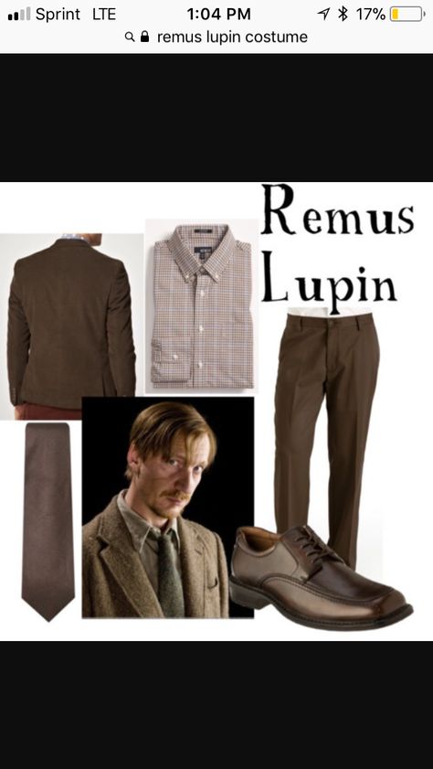 Remus Lupin costume diy Professor Lupin Costume, Remus Lupin Halloween Costume, Remus Lupin Clothes, Remus Lupin Costume, Remus Lupin Cosplay, Lupin Remus, Remus Lupin Outfit, Hp Outfits, Harry Potter Kostüm