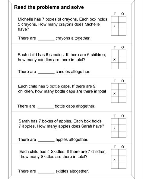 2nd Grade Math Worksheets Word Problems, Multiplication Word Problems 3rd Grade, Worksheet Multiplication, Grade 2 Math, Inequality Word Problems, Decimal Multiplication, Easy Math Worksheets, Math Multiplication Worksheets, Maths Worksheet