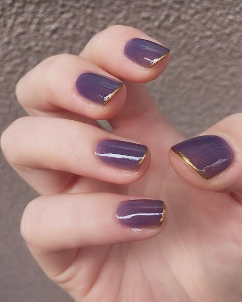 Short Moody Nails, Jewel Tone Nails, Moody Jewel Tone, Edgy Nails, Minimalist Nails, Funky Nails, Swag Nails, Diy Nails, How To Do Nails