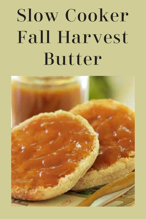 This Slow Cooker Fall Harvest Butter is from the revised vegan slow cooker and is a combo of pear, apple and pumpkin butter all cooked down in the slow cooker with spices to make a thick autumn spread. I use brown sugar and agave to sweeten mine, but you can use your favorite sweetener, to taste. Pumpkin Apple Butter Crockpot, Slow Cooker Pear Butter Recipe, Pear Pumpkin Recipes, Apple Pear Butter Crockpot, Slow Cooker Pear Butter, Pumpkin Jam Recipe, Butternut Squash Crockpot, Fall Jams, Creative Canning