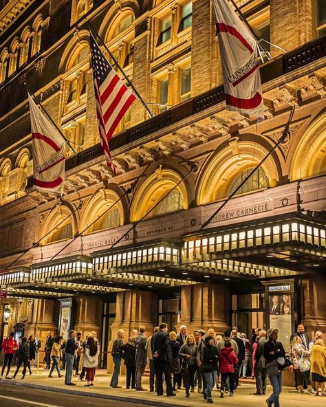 Nyc Spring, New York Winter, Places In New York, Carnegie Hall, Nyc Life, New York Life, Concert Hall, New York State, Where The Heart Is