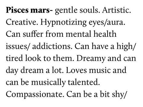 Pisces Mars Aesthetic, Mars Pisces, Astrological Aesthetic, Venus Leo, Astrology Notes, Astrology Aspects, Mars In Pisces, Pisces Rising, Venus In Aries