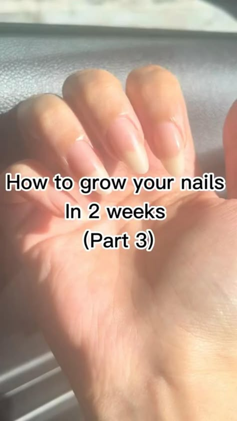 How to grow your nails in the fast way Grow Long Nails, Nail Growth Tips, Grow Nails Faster, Diy Skin Care Recipes, How To Grow Nails, Beauty Routine Tips, Nail Care Routine, Nail Care Tips, Perfect Skin Care Routine