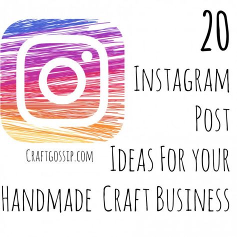 20 Ideas For Posting On Instagram #instagram #business #craftbusiness #indiecrafts #growyourbusiness Instagram Craft Business, Instagram Craft Ideas, Etsy Instagram Posts, Small Business Instagram Post Ideas, Craft Business Instagram Feed, Instagram Captions For Handmade Crafts, Instagram Shop Ideas, Content Ideas For Craft Business, Crochet Instagram Content Ideas