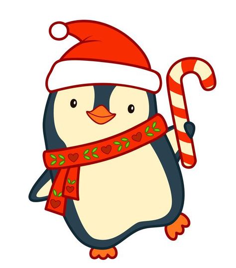 Christmas Animals Illustration, Christmas Handwriting, Penguin Sketch, Penguin Vector, Cute Penguin Cartoon, Christmas Maze, Clip Art Christmas, Christmas Penguins, Penguin Drawing