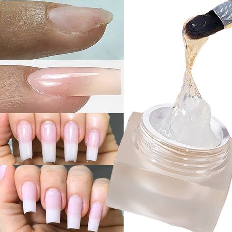 Gel Manicures, Nail Repair, Uv Gel, Natural Nails, Glue, Manicure, Nail Polish, Repair, Nails