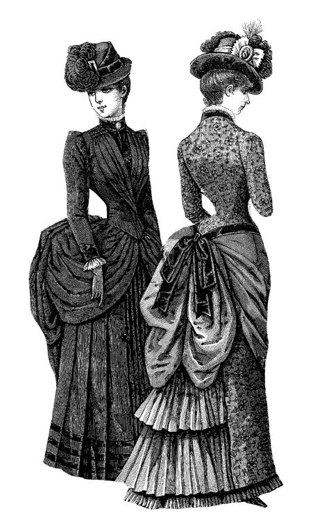 1870s Fashion, 1880s Fashion, Victorian London, 19th Century Fashion, Victorian Clothing, Victorian Women, Moda Vintage, Fashion Images, Fashion Plates