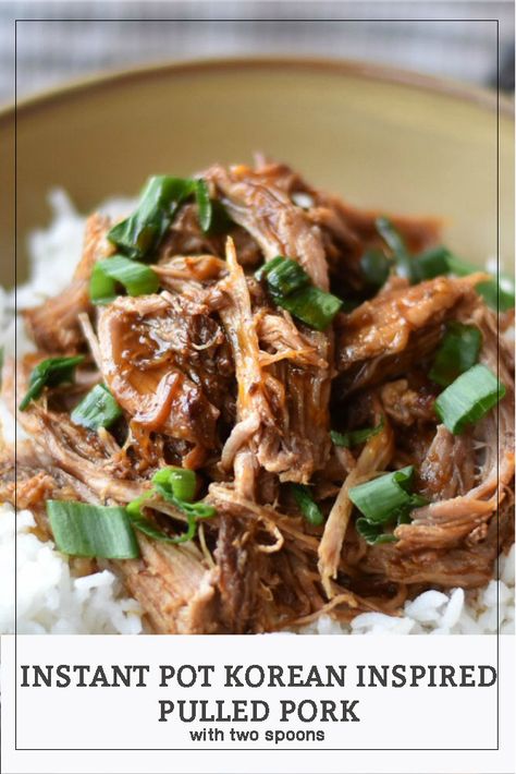 Korean Pulled Pork, Instant Pot Korean, Multi Cooker Recipes, Pulled Pork Recipe, Multi Cooker, Instant Pot Pork, Easy Asian Recipes, Pork Recipe, Poached Egg