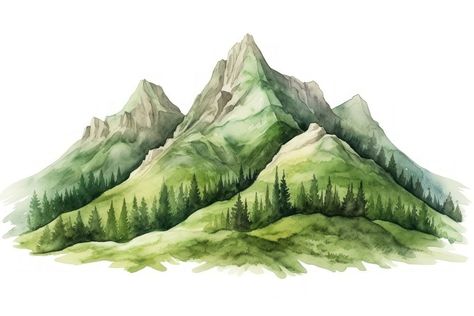 Mountain wilderness landscape outdoors. AI generated Image by rawpixel. | premium image by rawpixel.com / Techi Grass Scenery, Isha Yoga, Mountain Illustration, Grasses Landscaping, Landscape Watercolor, Watercolor Mountains, Pallet Painting, Background Background, Watercolor Landscape