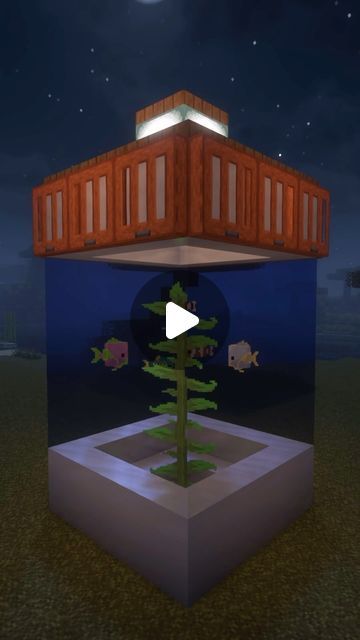 Minecraft Building Ideas Aquarium, Aquarium Design Minecraft, Minecraft Parrot Enclosure, Minecraft Aquarium Building, Minecraft Axolotl Enclosure, Axolotl Tank Ideas Minecraft, Fish Tank Minecraft, Cool Things To Build In Minecraft, Minecraft Aquarium Ideas